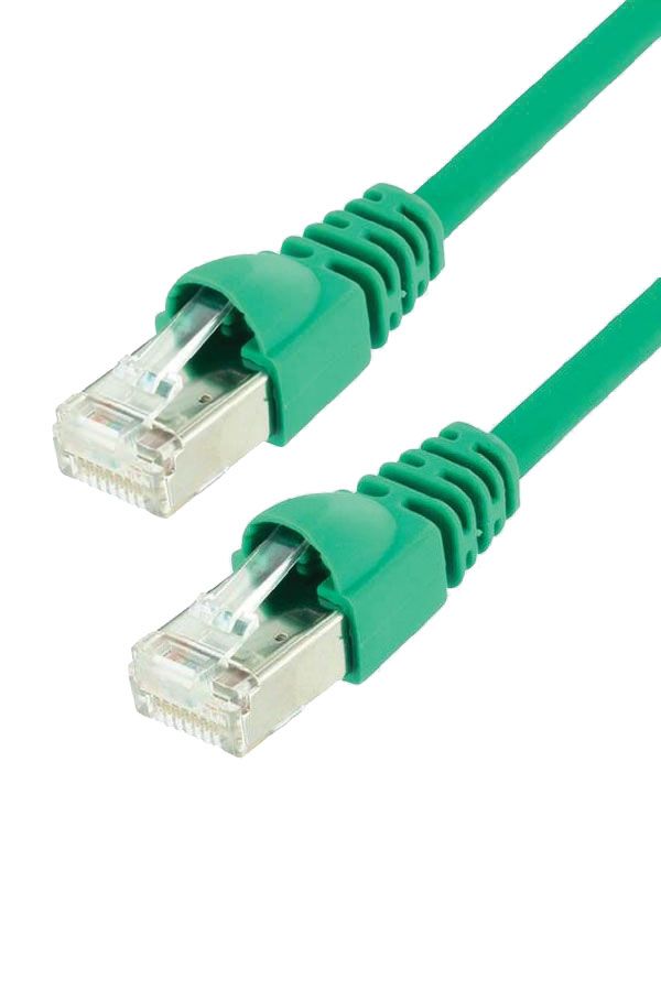 Telegärtner Patchkabel S/FTP Cat 6a 1 m green