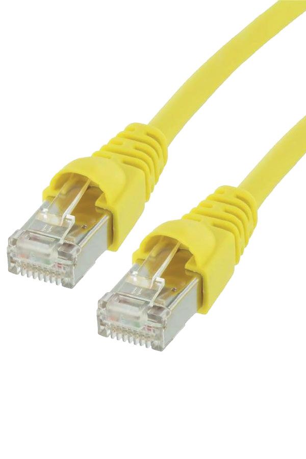 Telegärtner Patchkabel S/FTP Cat 6a 2 m yellow