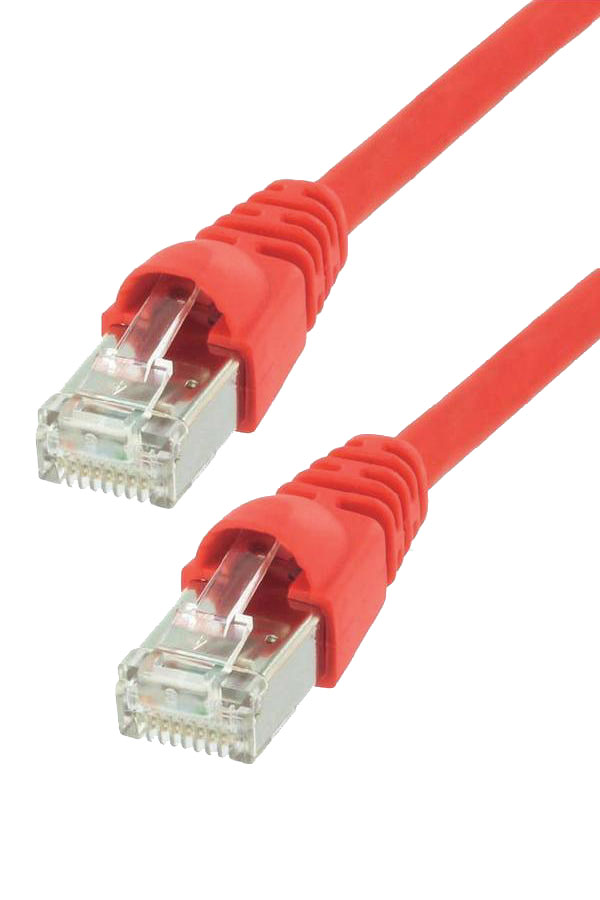 Telegärtner Patchkabel S/FTP Cat 6a 10 m red