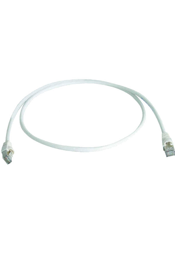 Telegärtner Patchkabel S/FTP Cat 6a 0,5 m white